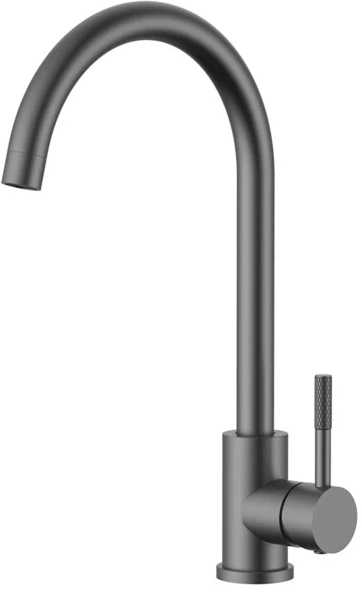DutchLine Keukenkraan Round S-Grip Gunmetal