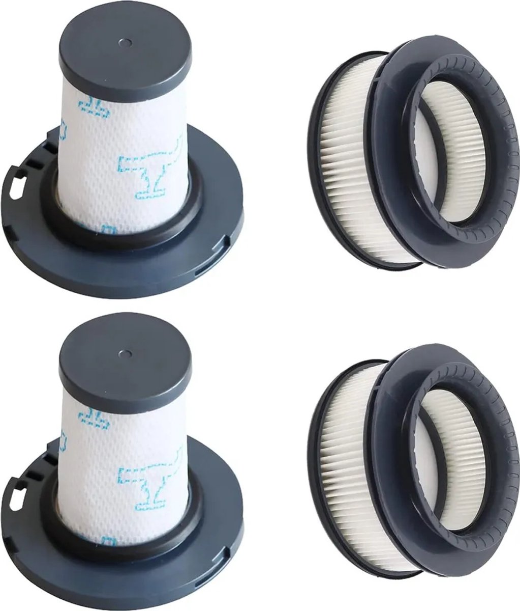 4 vervangingsfilters Geschikt voor Rowenta X-Force Flex stofzuigers
