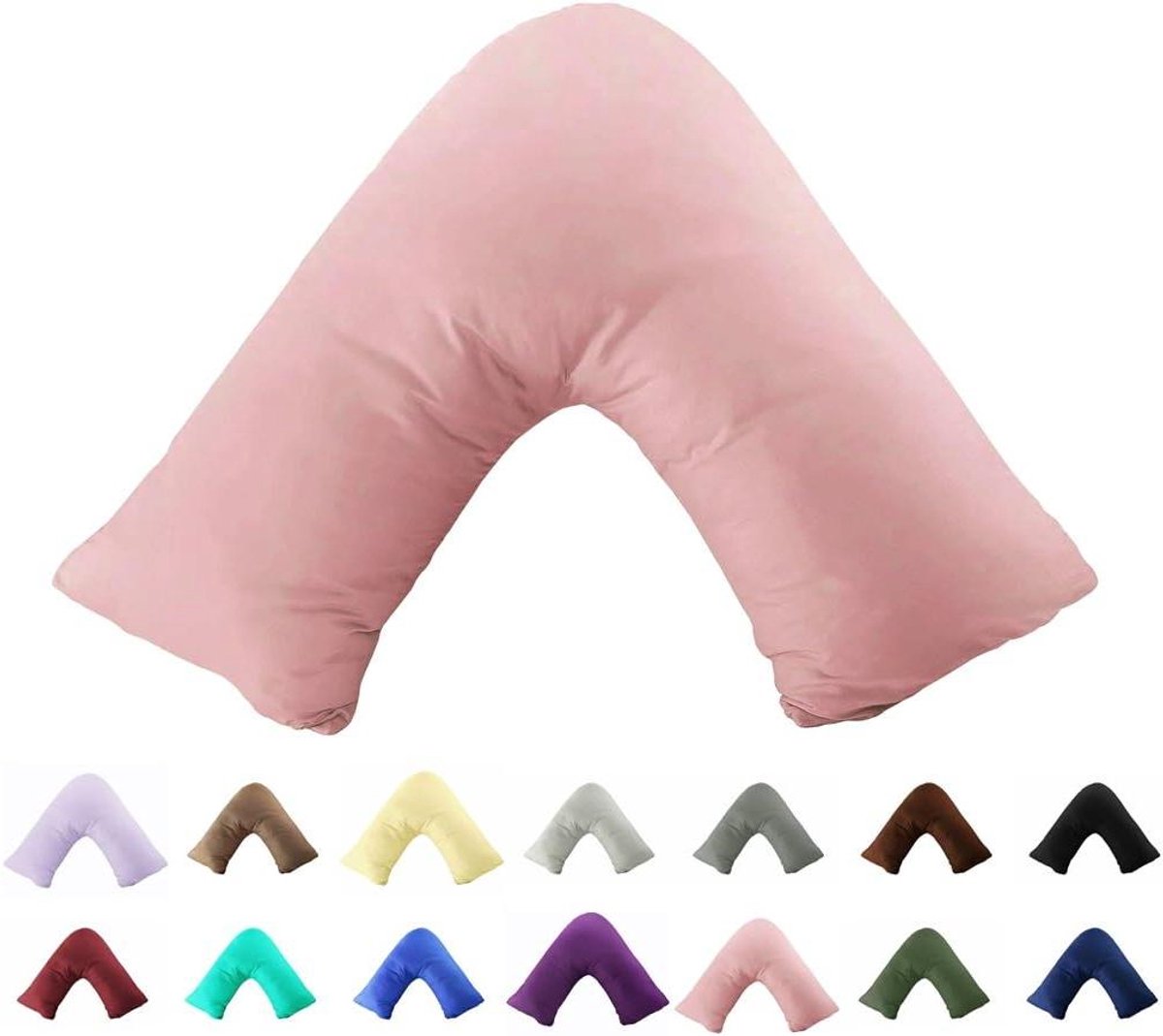 Kussensloop - Kussenhoes - Comfortabel Slapen - Envelop Sluiting - 73x73cm - Roze