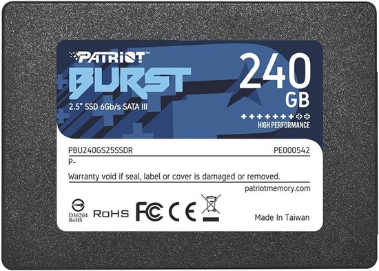 Interne SSD - Opslag Schijf - Systeem Upgrade - Hoge Snelheid - 2.5 inch - Zwart — afbeelding 5