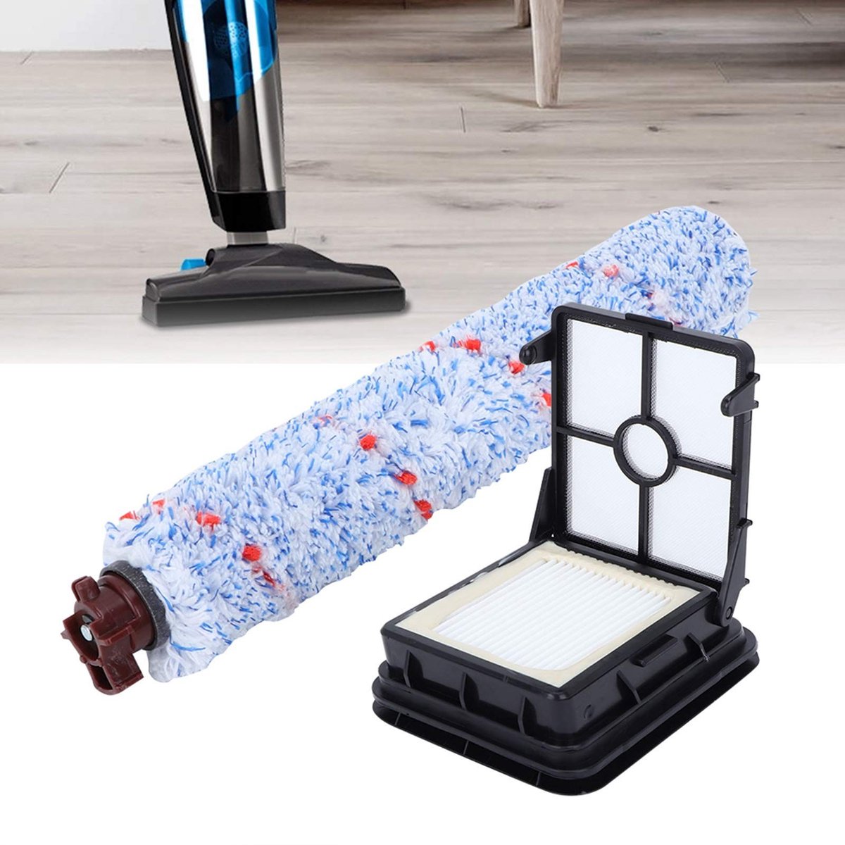 Dailygoods- Rolborstel Eenvoudige Installatie - Vervangend Onderdeel - Geschikt voor Crosswave 1785 - Filter - ABS Materiaal - 255 mm Lengte - Stofzuigeraccessoires