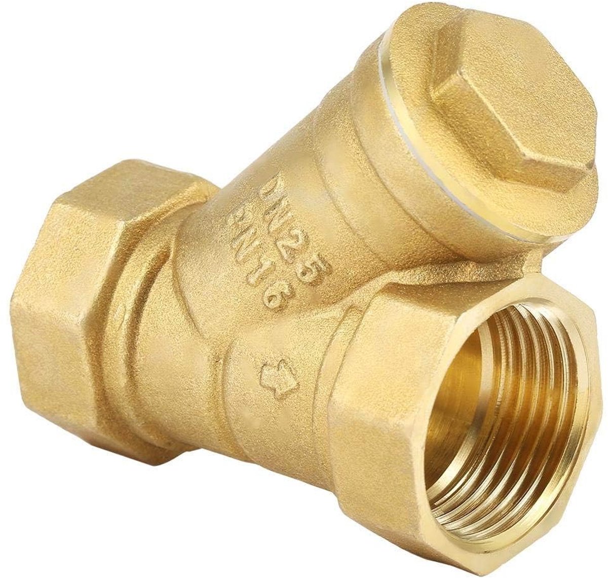 Dailygoods- Filter - Y-vormige Messing Zeef - Hoge Druk Bestendig - Duurzaam - Vochtbestendig - Lange Levensduur - Waterfilter