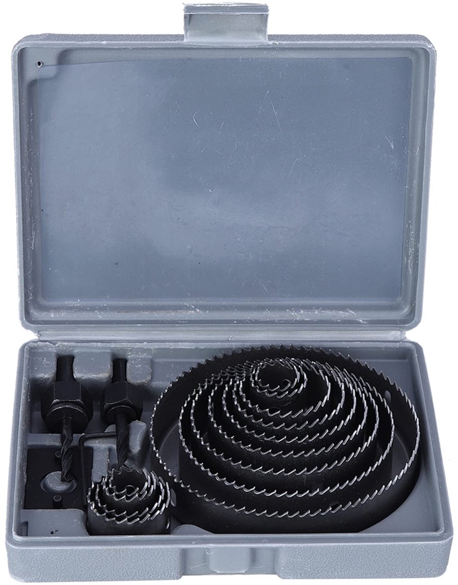 Dailygoods - 17-delige Gatzaagset voor Hout, Gipsplaat en Plastics