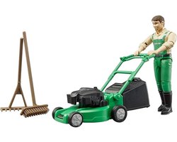 QIN® Grasmaaier Speelgoed - Kruiwagen Speelgoed - Grasmaaier Kinderen - Groen- 16cm x 19cm x 5cm