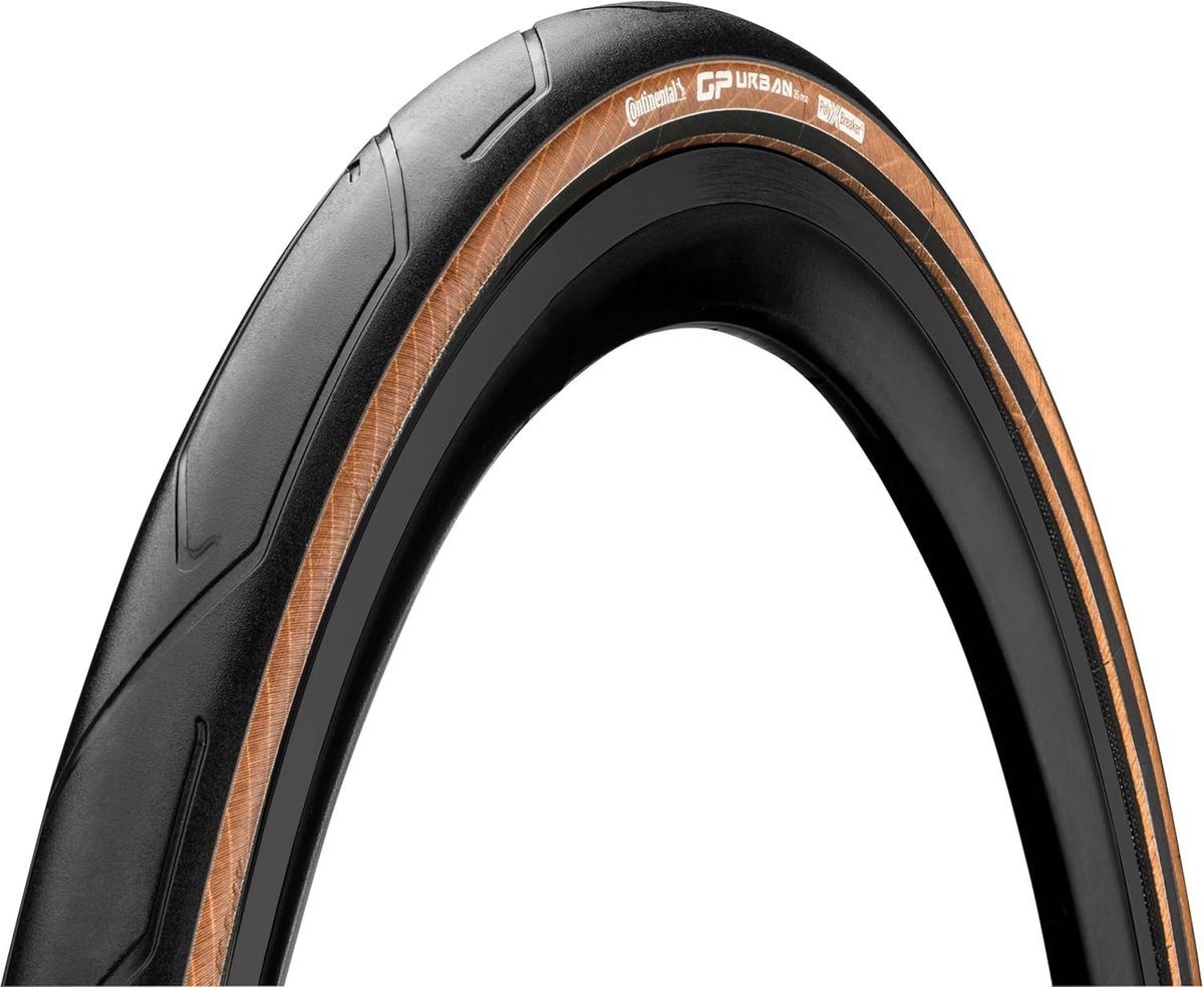 Fietsband - Stadsband - Comfortabel Fietsen - Reflecterende Streep - 700x35C - Zwart Koffie