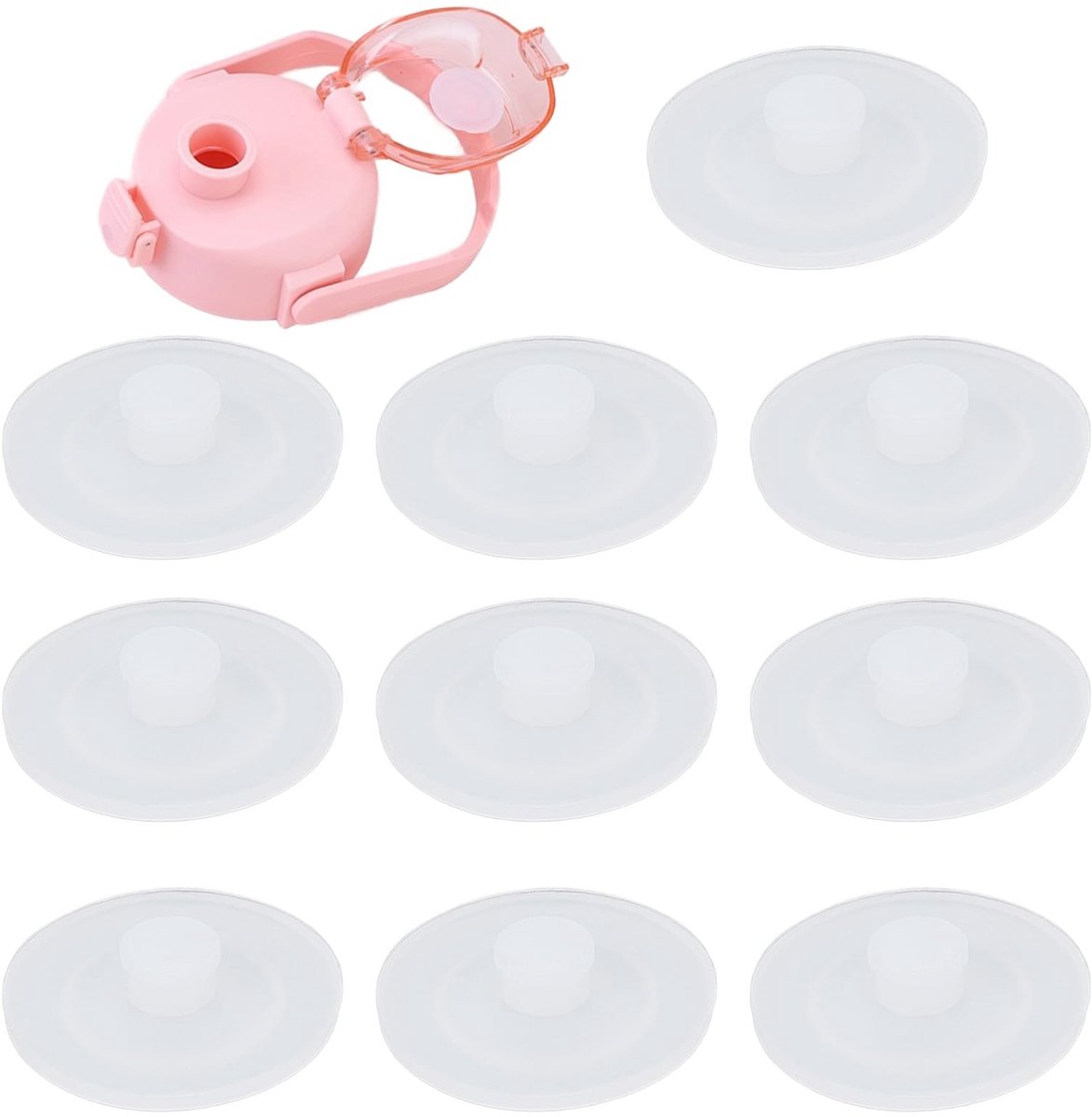 Dailygoods- Siliconen Deksels 10 Stuks - Siliconen Deksel voor