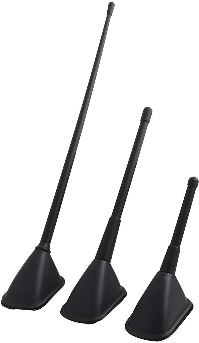 Dailygoods- Kunstantenne 3-in-1 - Decoratieve Antenne - Kunststof - Eenvoudige Installatie - Geschikt voor Auto's - Duurzaam Gebruik