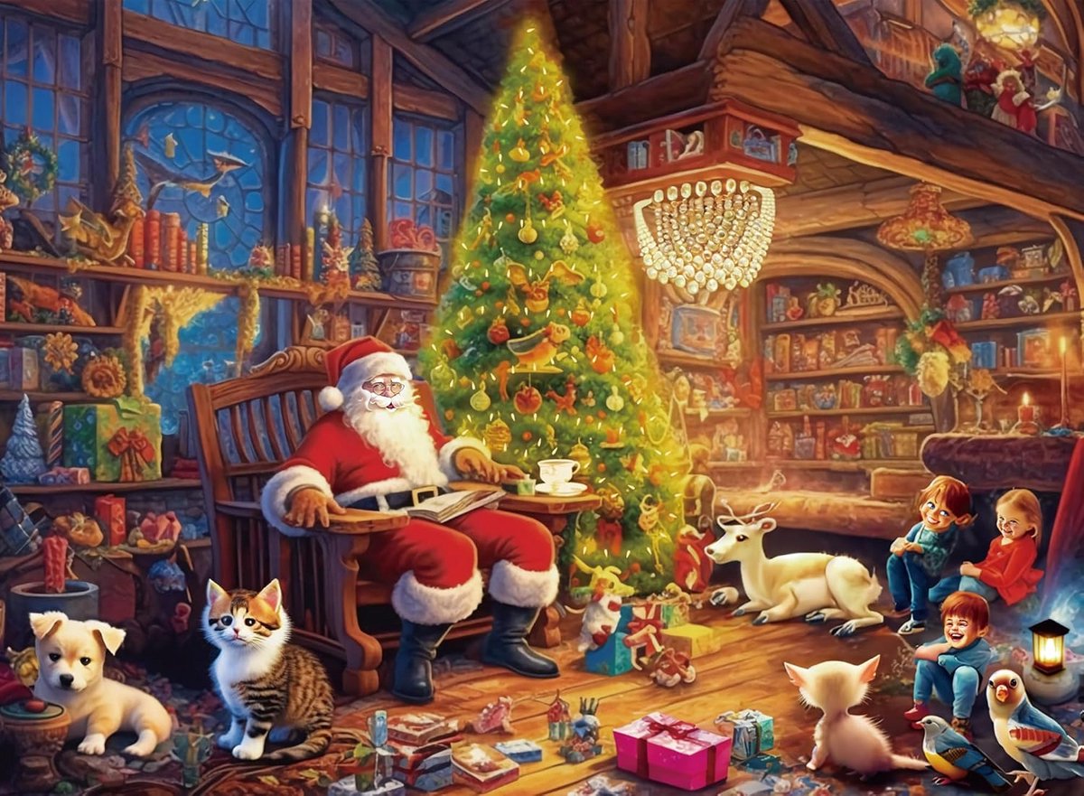 Legpuzzel 500 stukjes - Volwassenen puzzel - Ontspanning thuis - Unieke stukjes - 52 x 38 cm - Kerst thema
