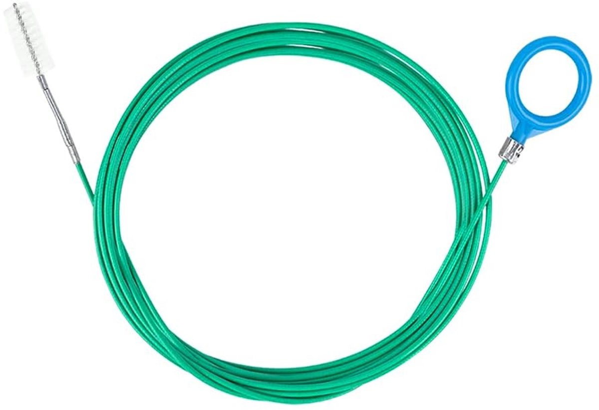 Dailygoods- Afvoerreiniger - Afvoer Reinigingsborstel - Staal/PVC - Voor Zonneschermen - Voor Koelkasten - Verwijdert Vuil en Bladeren - Buisreiniger