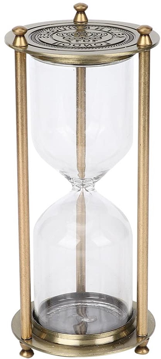 Dailygoods- Zandloper Duurzaam Transparant - Timer 2 Minuten - Timer 5 Minuten - Timer 10 Minuten - Timer 30 Minuten - Schokbestendig Glas - Tijdklok