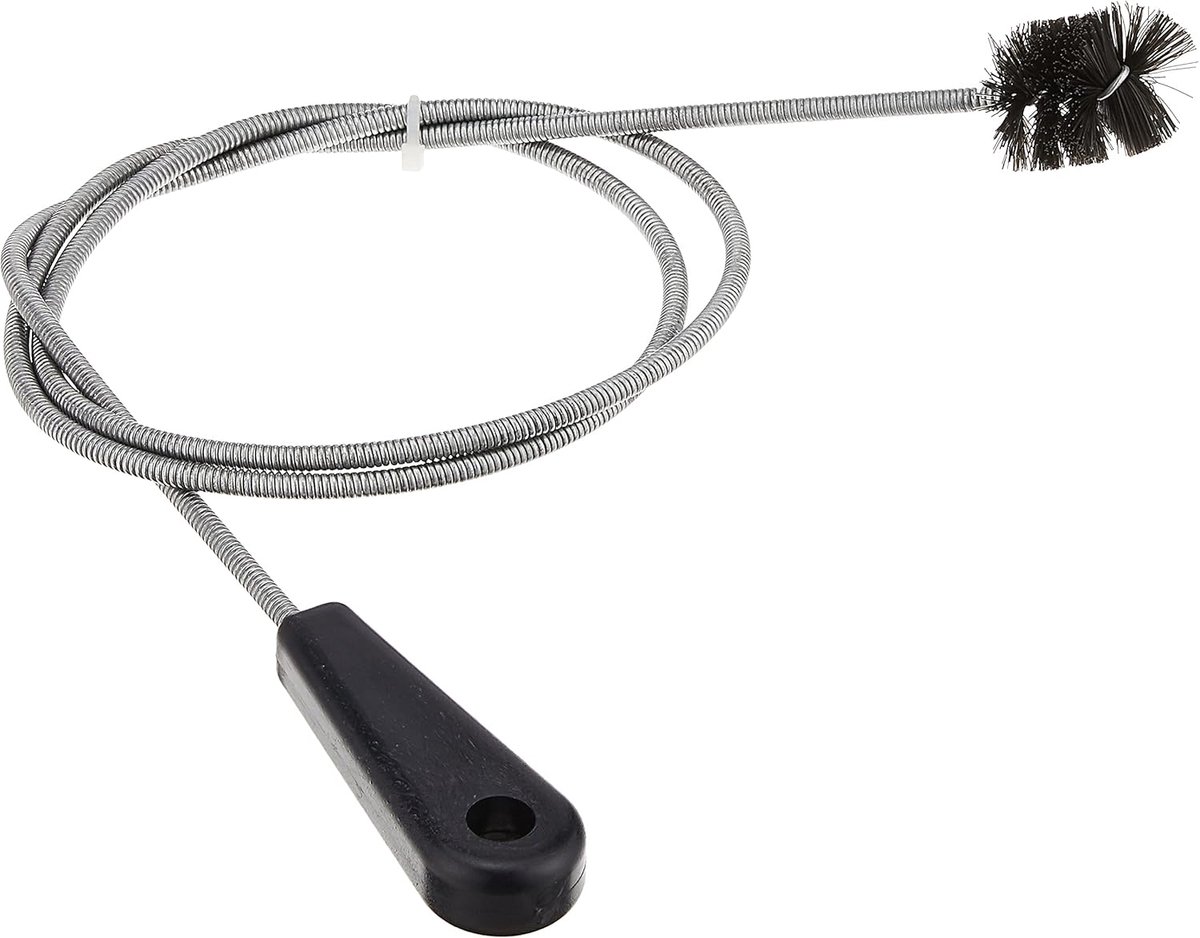 Afvoerborstel Extra Lang - Flexibele Pijpreiniger - Verstopping Verhelpen - Super Flexibel Ontwerp - 122 cm - Zwart