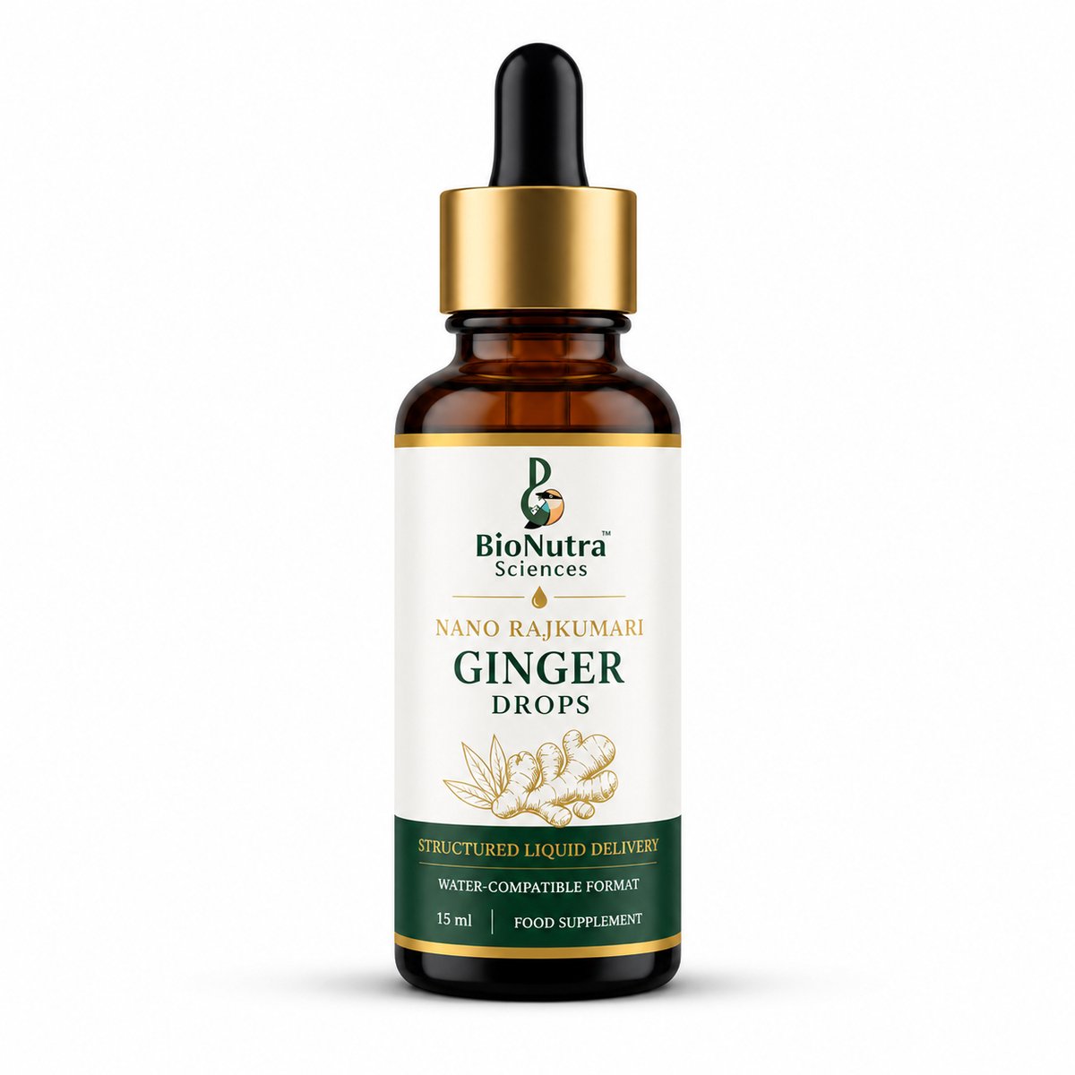 Nano Rajkumari Ginger Drops-Botanical extract | 15ml