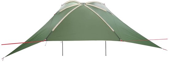 vidaXL - Auto - Tent - met - dak - Groen - 308 - x - 215 - x - 220 - cm - Polyester - en - Staal van Vidaxl — afbeelding 4