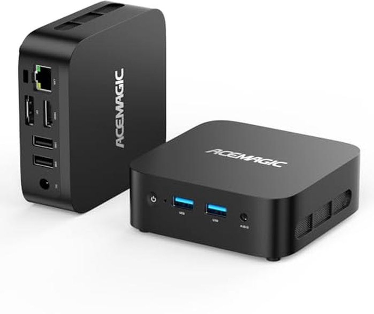 Mini Desktop Computer - Compacte PC - Productief Werken - 12e Generatie Processor - 16GB RAM 512GB SSD - Zwart