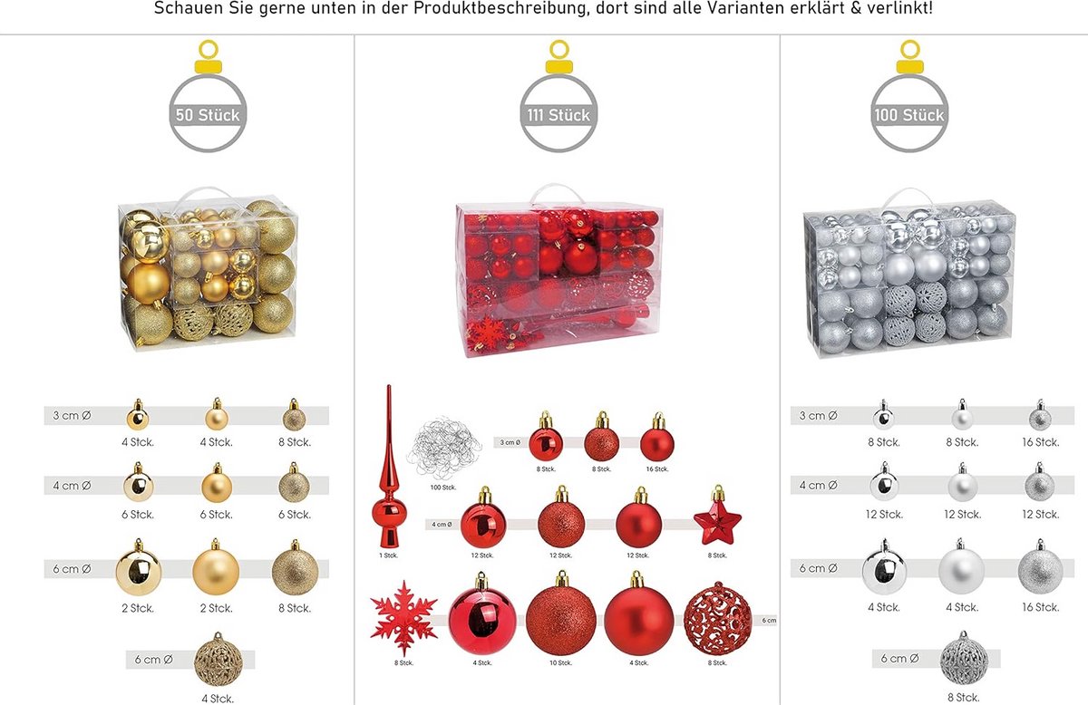 Kerstballen set - Kerstboomversiering - Feestelijke Decoratie - Onbreekbaar Kunststof - 100 stuks - Blauw – foto 6