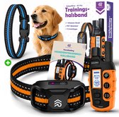 RobustRise X2 Pro - Anti Blafband voor Honden - Geluid & Vibratie - Zonder Schok - Waterdichte Trainingshalsband voor Kleine & Grote Honden - Blafstop & Hondentrainer - Incl. extra halsband