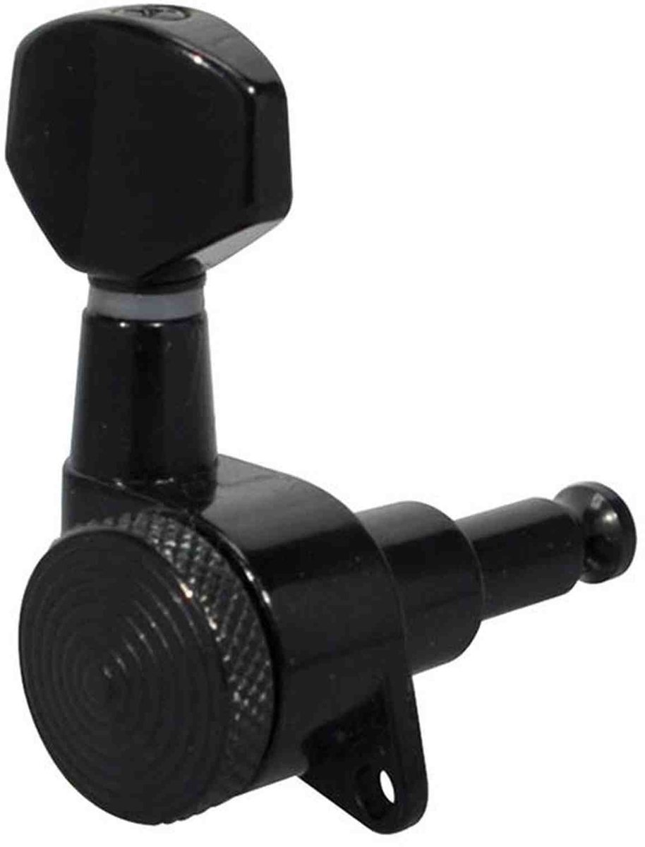 Gitaar stemmechanieken Boston 194-BL Locking Tuners zwart