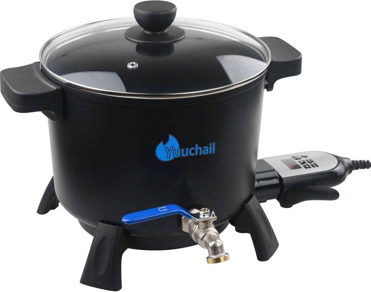 Was Smeltapparaat - Kaarsen Maken - Hobby Projecten - Snelle Verwarming - 7 Liter Capaciteit - Zilver