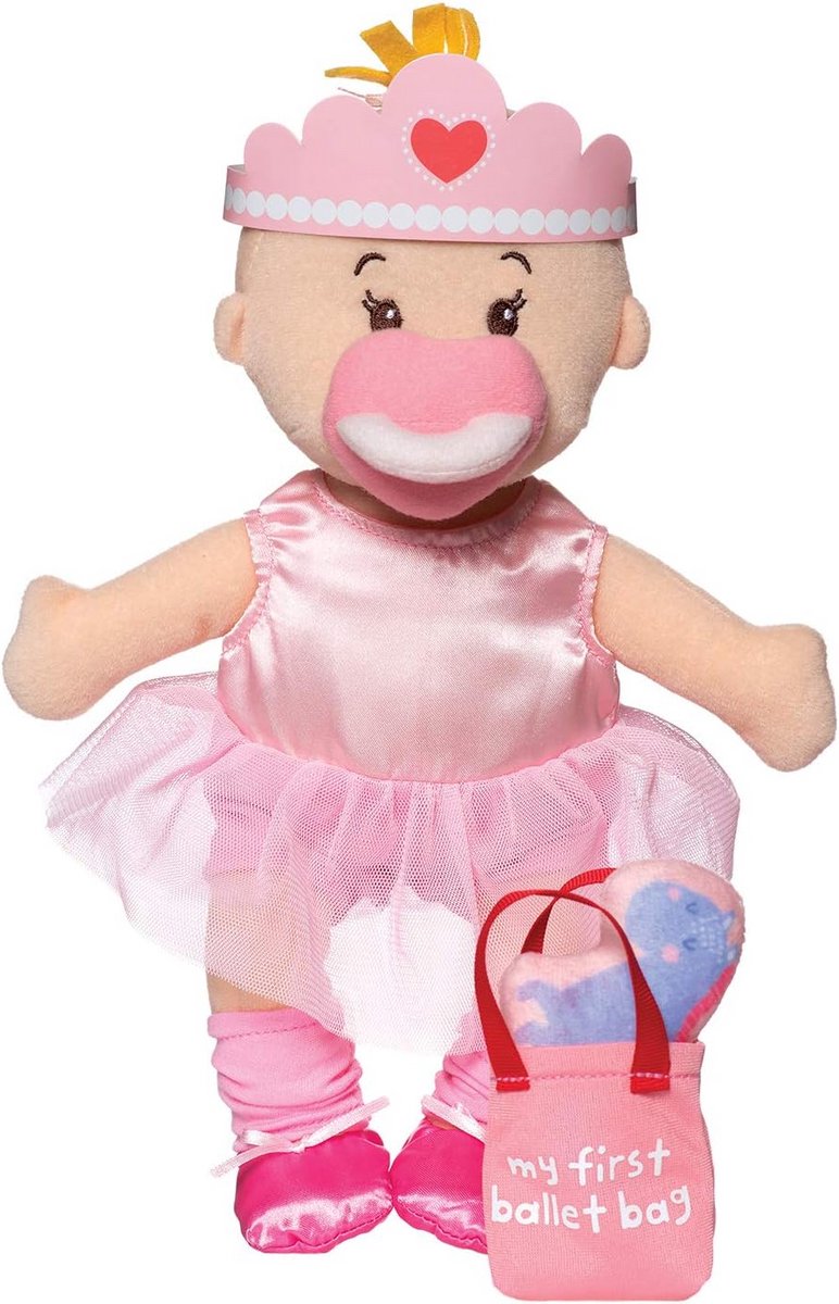 Baby Pop - Poppen set - Rollenspel - Zachte stoffen pop - 30 cm - Multicolor