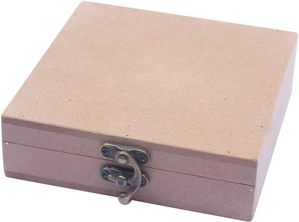MDF Doos - Houten Kistje - Doe-het-zelf Projecten - Onbehandeld MDF - 127 x 127 cm - Bruin