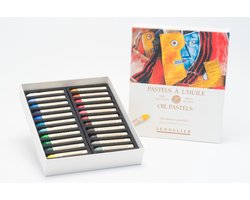 Set of oil pastels Sennelier 24 pcs basic shades