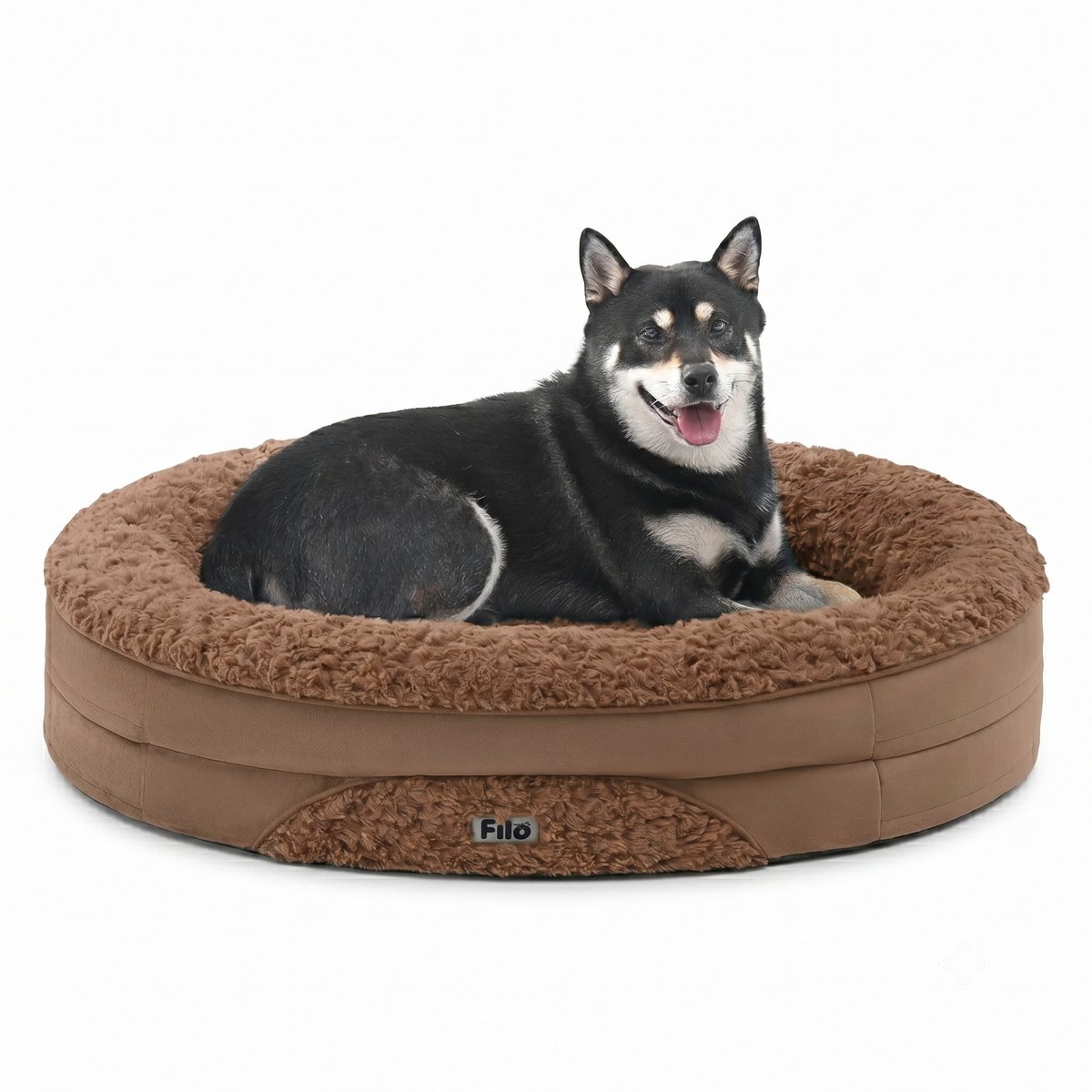 Filo Orthopedische Hondenmand Wasbaar met Afritsbare Hoes Bruin - Hondenkussen L - Hondenbed - Hondensofa - Hondenbank - Dog Bed