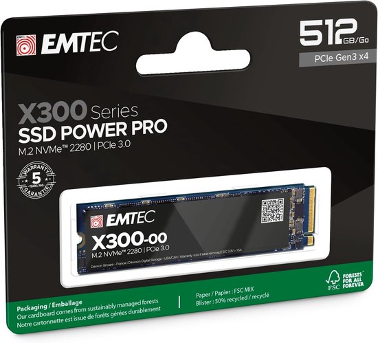 Interne SSD - Opslag Schijf - Computer Upgrade - NVMe PCIe Gen 3 - 512GB - Multicolor — afbeelding 2