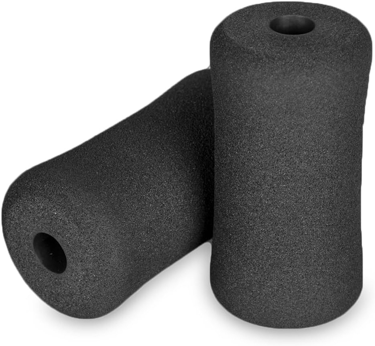 Voetpads Rollers - Schuim Onderdelen - Fitness Apparatuur - Hoge Dichtheid Schuim - 16 Cm Lengte - Zwart