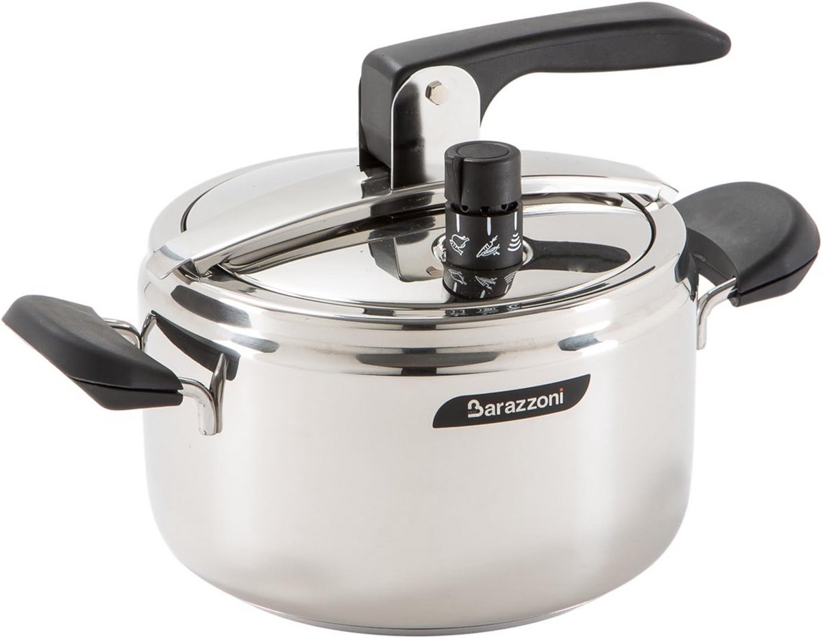 Snelkookpan - Drukpan - Snel Koken - Dubbel Systeem - 35 Liter - Zilver