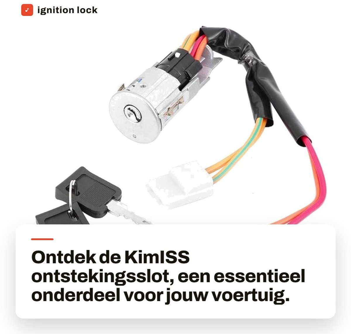 Dailygoods - ignition lock - Durable metalen ontsteking sleutel - Geschikt voor Vauxhall en Opel - 100% nieuw - Eenvoudige installatie