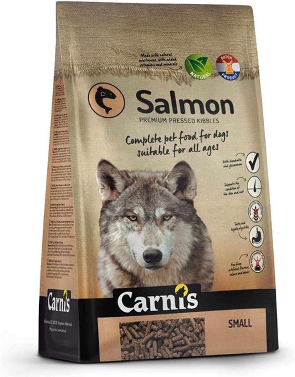 Carnis Carnis Hond - Droogvoer - Small - Zalm - 2 kg - 1ST