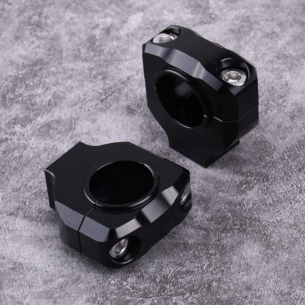 Dailygoods- Stuurhouder Universeel - Aluminium Legering - 28mm Stuurhouder - Motorfiets Klemmen - 2 Stuks - Sterk en Duurzaam - Stuurklem