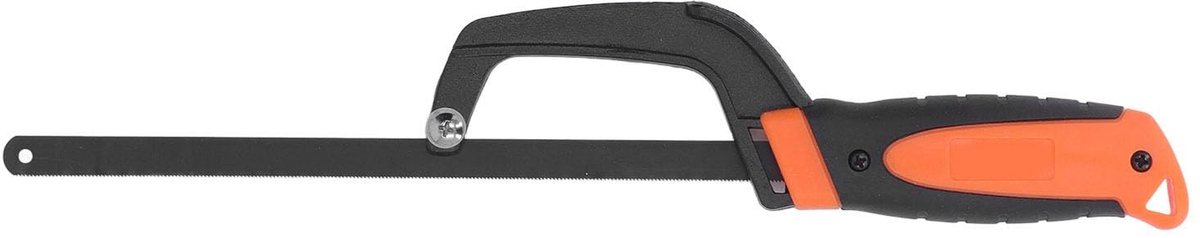 Dailygoods- Hacksaw Mini Zaag - Aluminium Frame - Verstelbare Zaagblad - Rubber Handgreep - Voor Hout/PVC/Staal - Ergonomisch Ontwerp