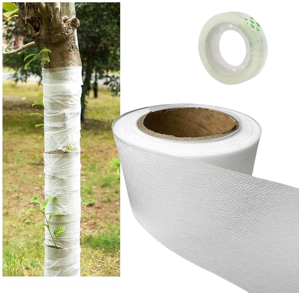 Dailygoods- Boombeschermingsfolie 8 cm x 60 m - Winterbescherming