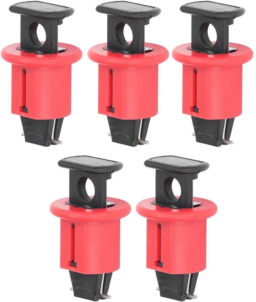 Dailygoods - 5-delige Vergrendelingsstroomonderbreker - Veiligheid voor Stroomonderbrekers - Ideaal voor Thuisgebruik - Energie-isolatie - Bescherming...