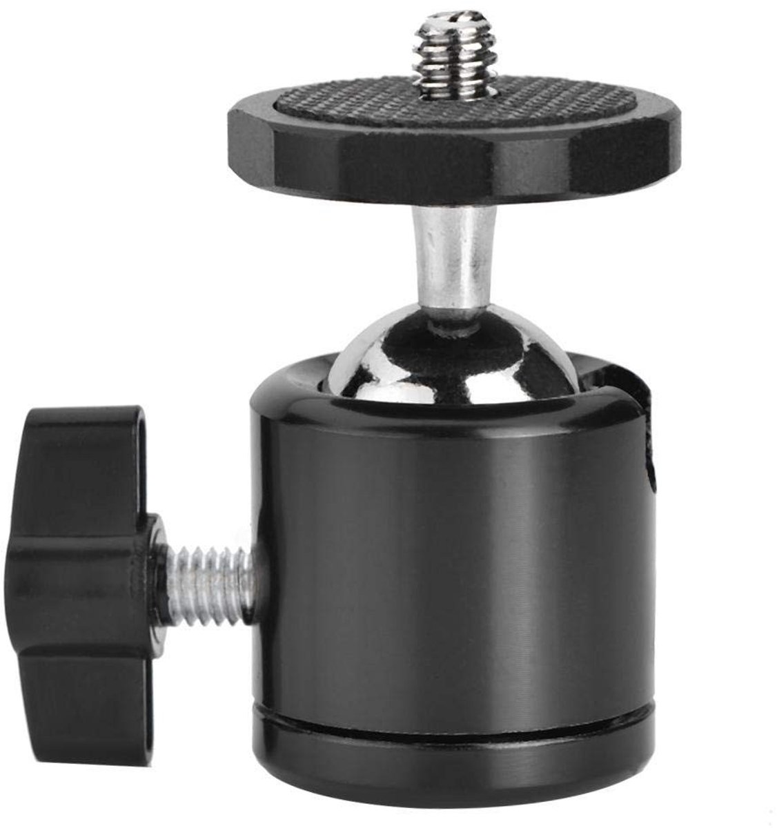 Dailygoods - 360° Draaibare Kogelkop voor Statief en Camera