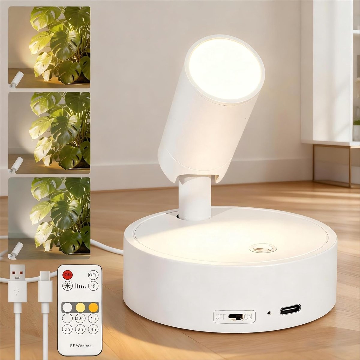 Draadloze Led-spot - Oplaadbare Verlichting - Kunst Verlichting - Magnetische Installatie 