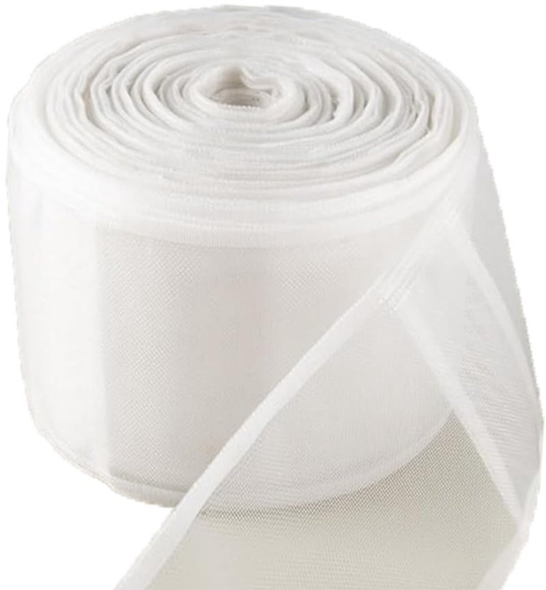 Gordijnband - Plooiband Rijband - Gordijnen Inkorten - Duurzaam Nylon Materiaal - 10 Meter - Transparant