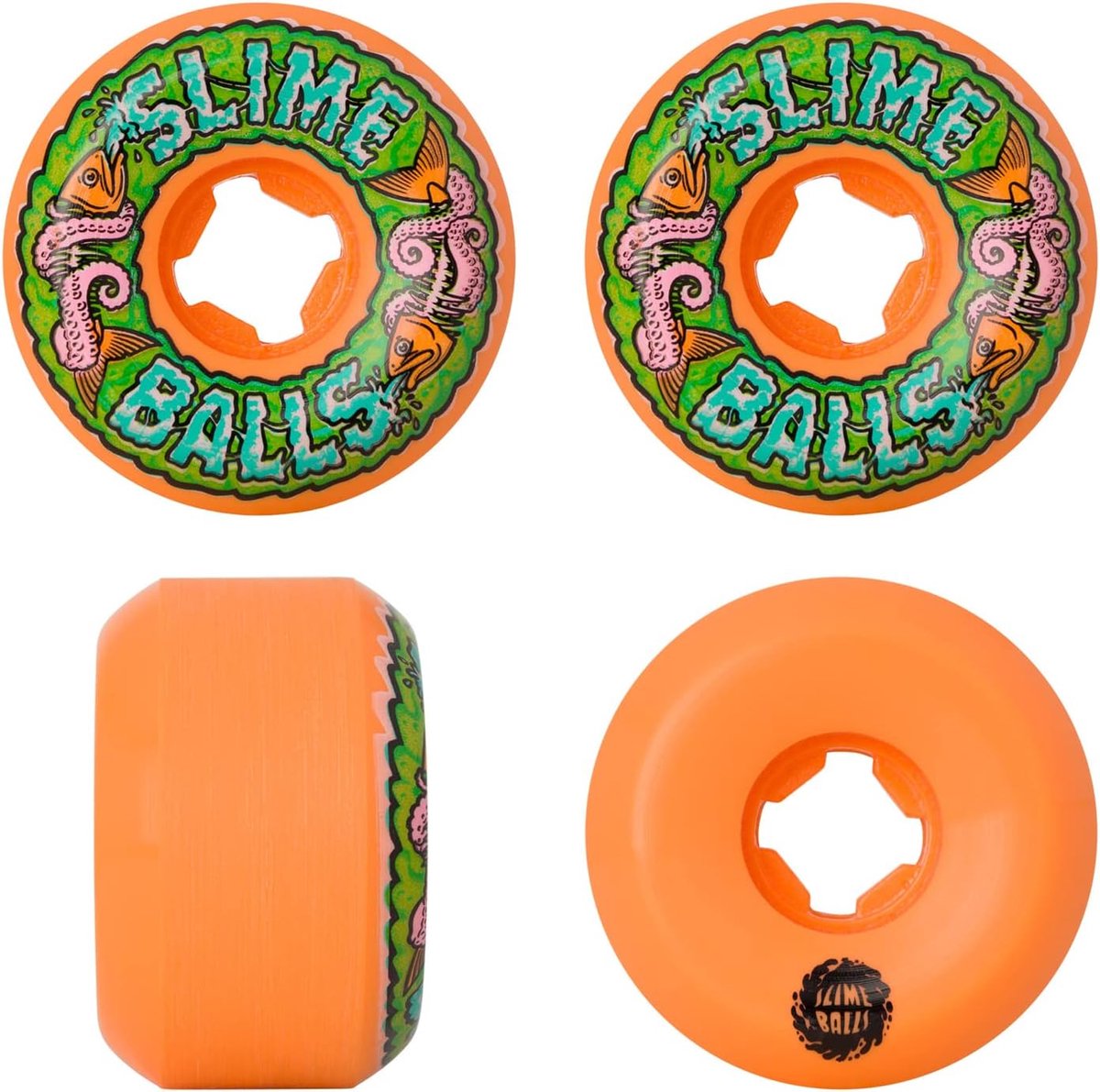 Skateboard Wielen Vis Ballen Street Skaten Hoge Prestaties Urethaan 56mm