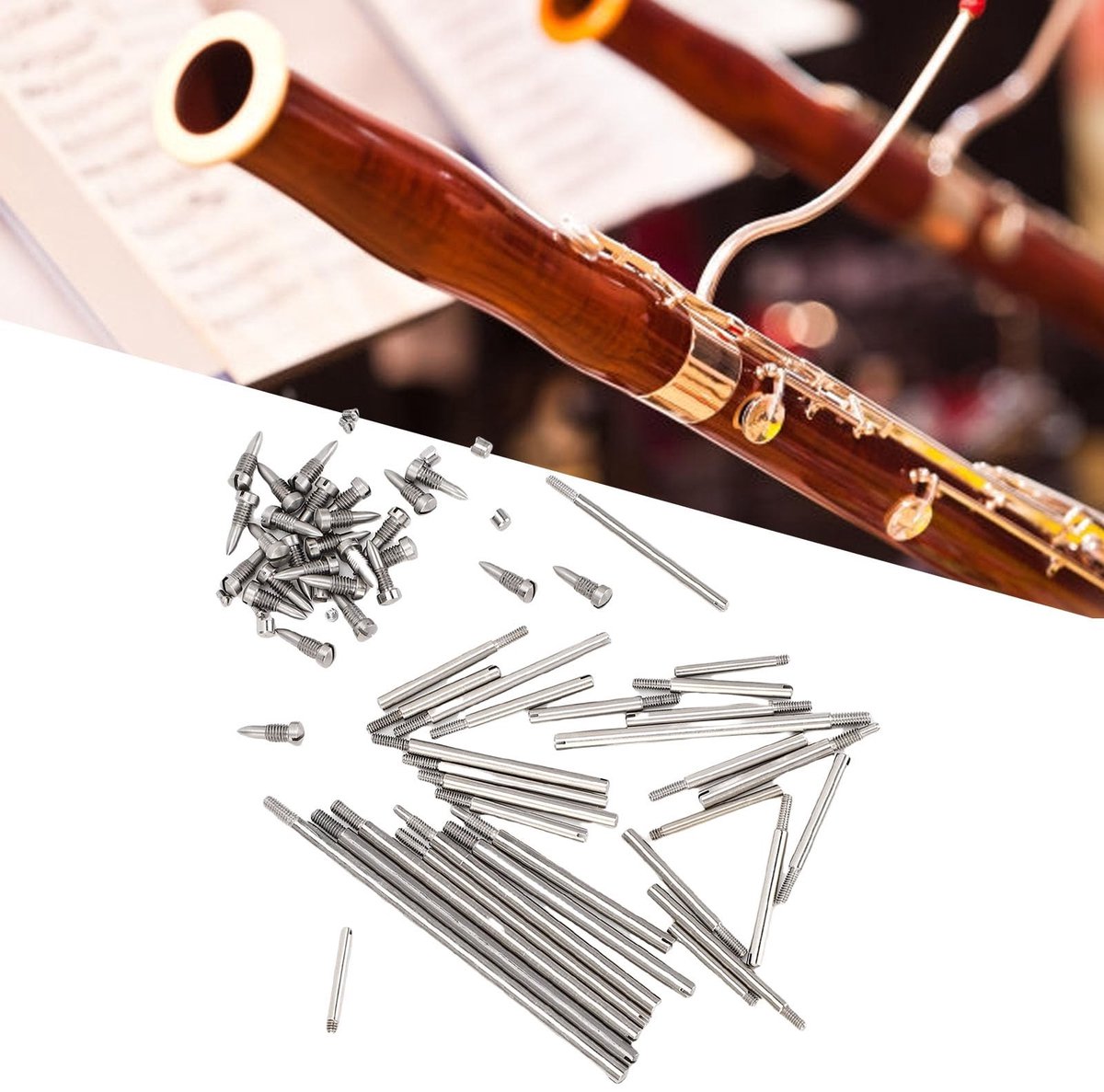 Dailygoods- Fagotreparatie - Gereedschapsstaalconstructie - Vervangende Onderdelen - Draagbaar Ontwerp - Veelzijdig Gebruik - Langdurige Duurzaamheid - Reparatieset