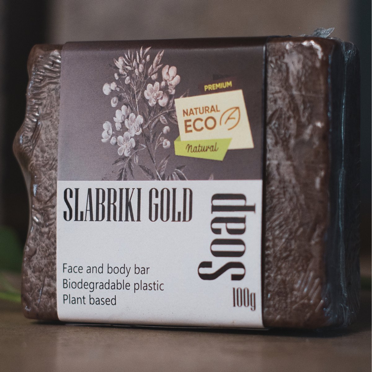 Hansé Pomba - Slabriki Soap - Zeep - 99% natuurlijk - Senna Alata plant - Suriname