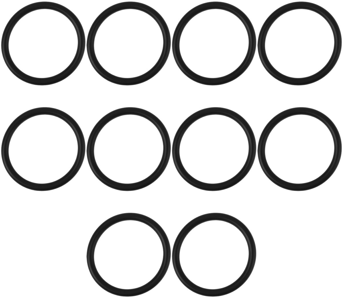 Dailygoods- Zwembad Pomp Slang Vervanging - 10 Stks - Buitendiameter 28mm - Binnendiameter 23mm - Draaddiameter 2.5mm - Rubber Materiaal