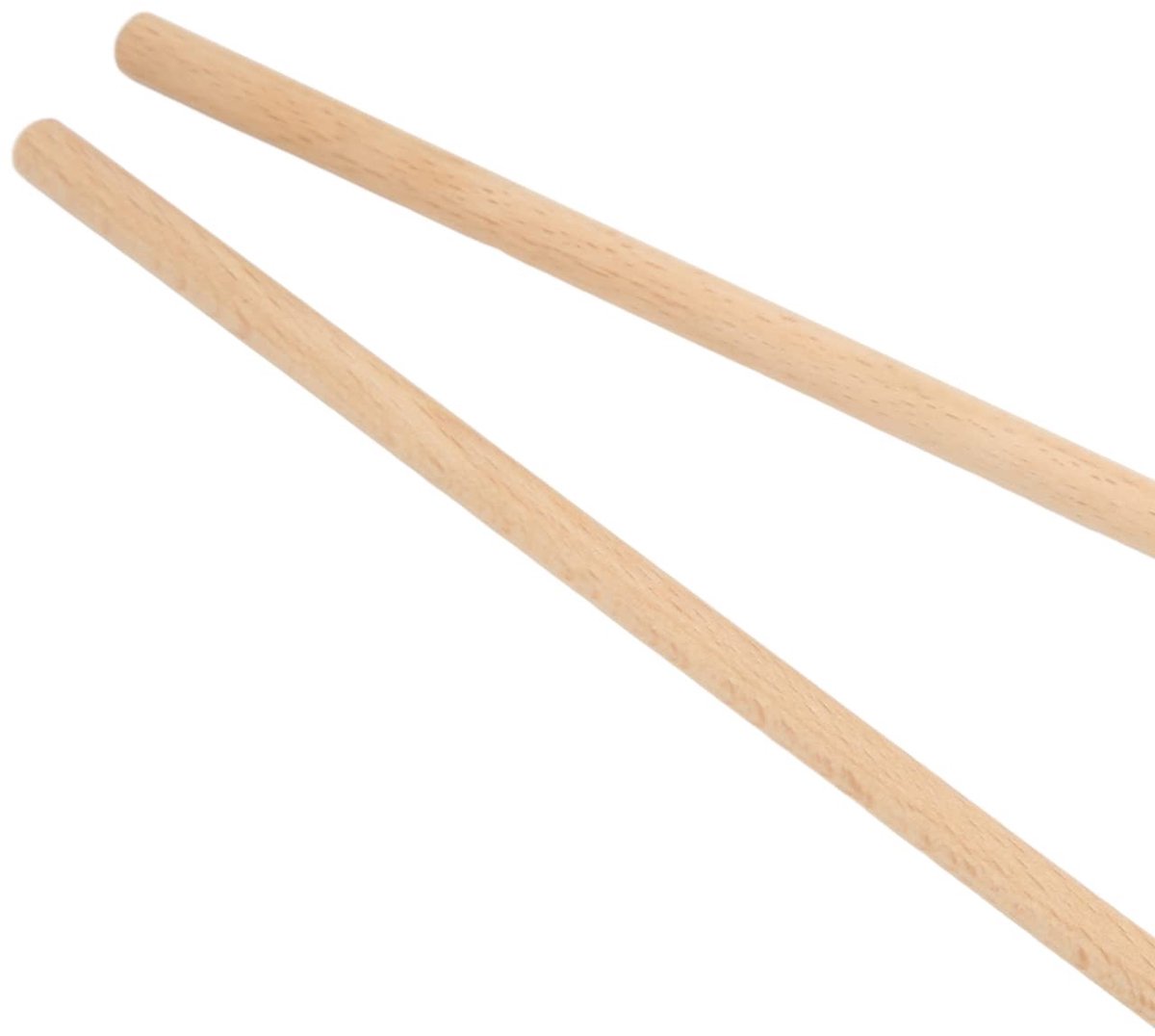 Dailygoods- Tong Drum Mallet - 1 Paar Drumsticks - Houten Handvat met Rubberen Kop - Lichtgewicht en Compact - Geschikt voor Kinderen en Volwassenen - Ideaal voor Geluidstherapie