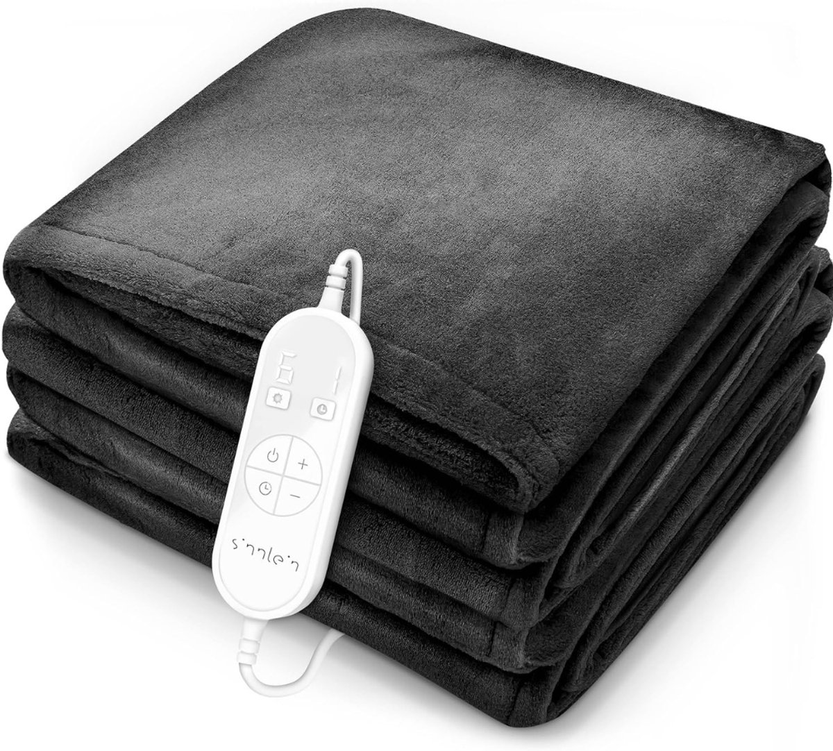 QIN® Warmtedeken Stoel - Stoelverwarmer - Elektrisch Deken - Antraciet - 180cm x 2cm x 130cm