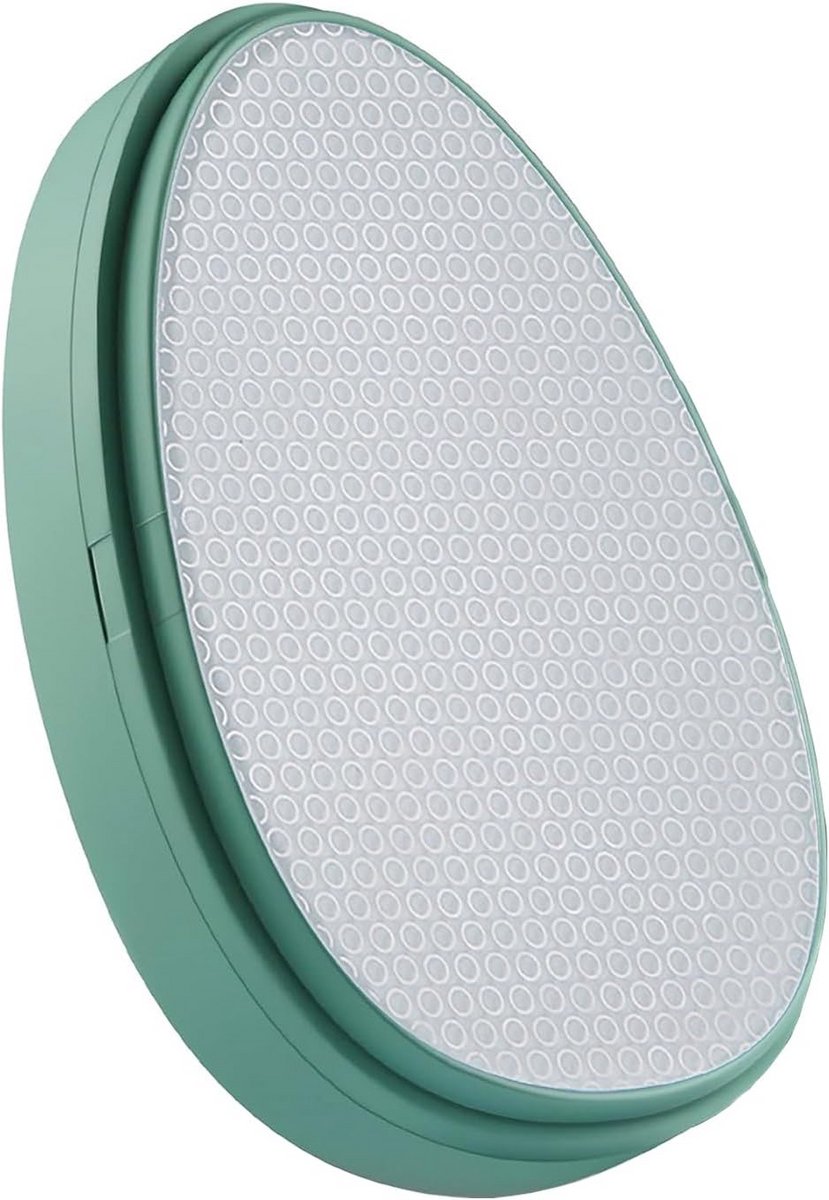 Voetvijl - Eeltverwijderaar - Voetverzorging - Gemaakt van nano glas - 95 x 65 mm - Avocado groen