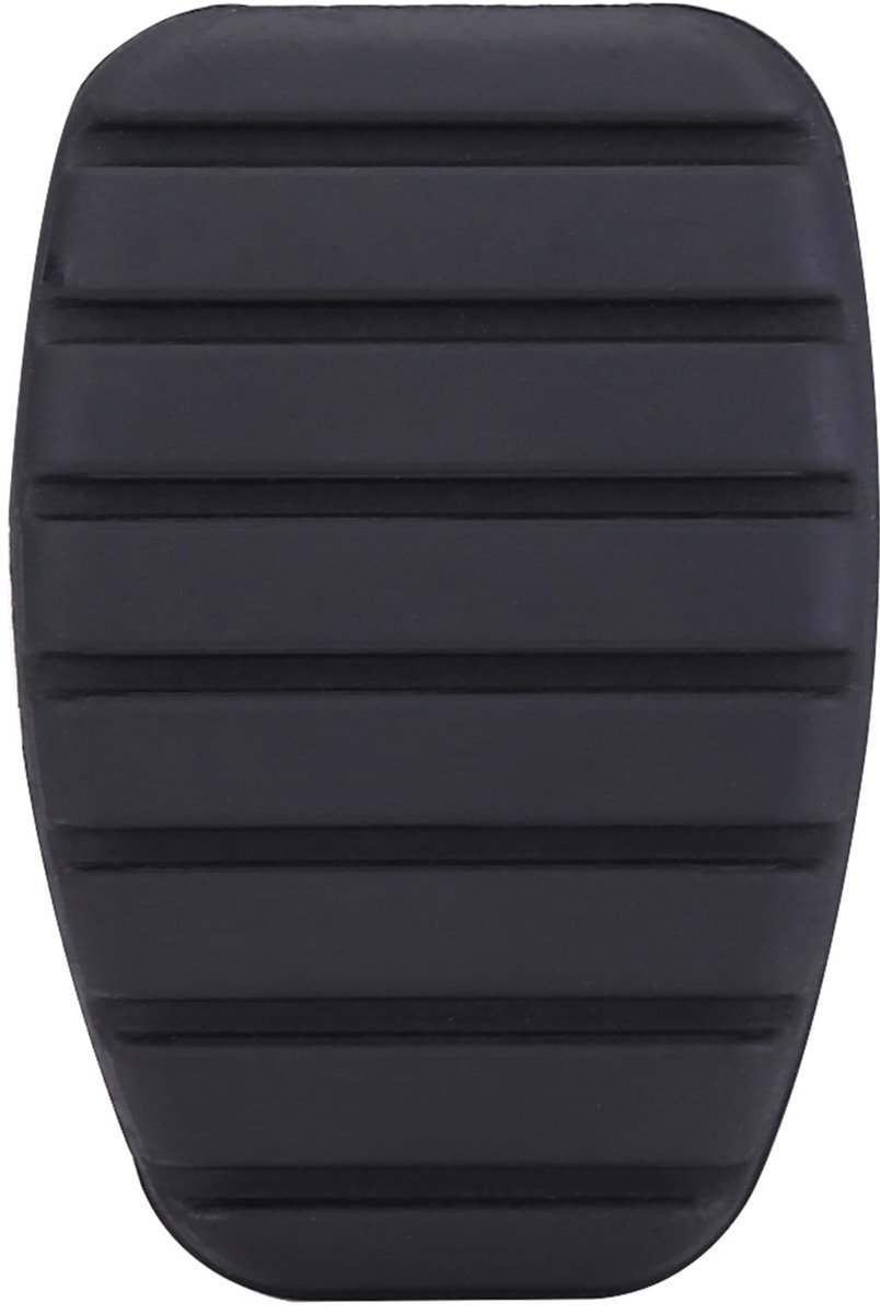 Dailygoods- Pedaalcovers Rubber - Koppeling Cover - Rempedaal Cover - Zwart - Geschikt voor Renault - Lichtgewicht 30 g - Pedaalrubber