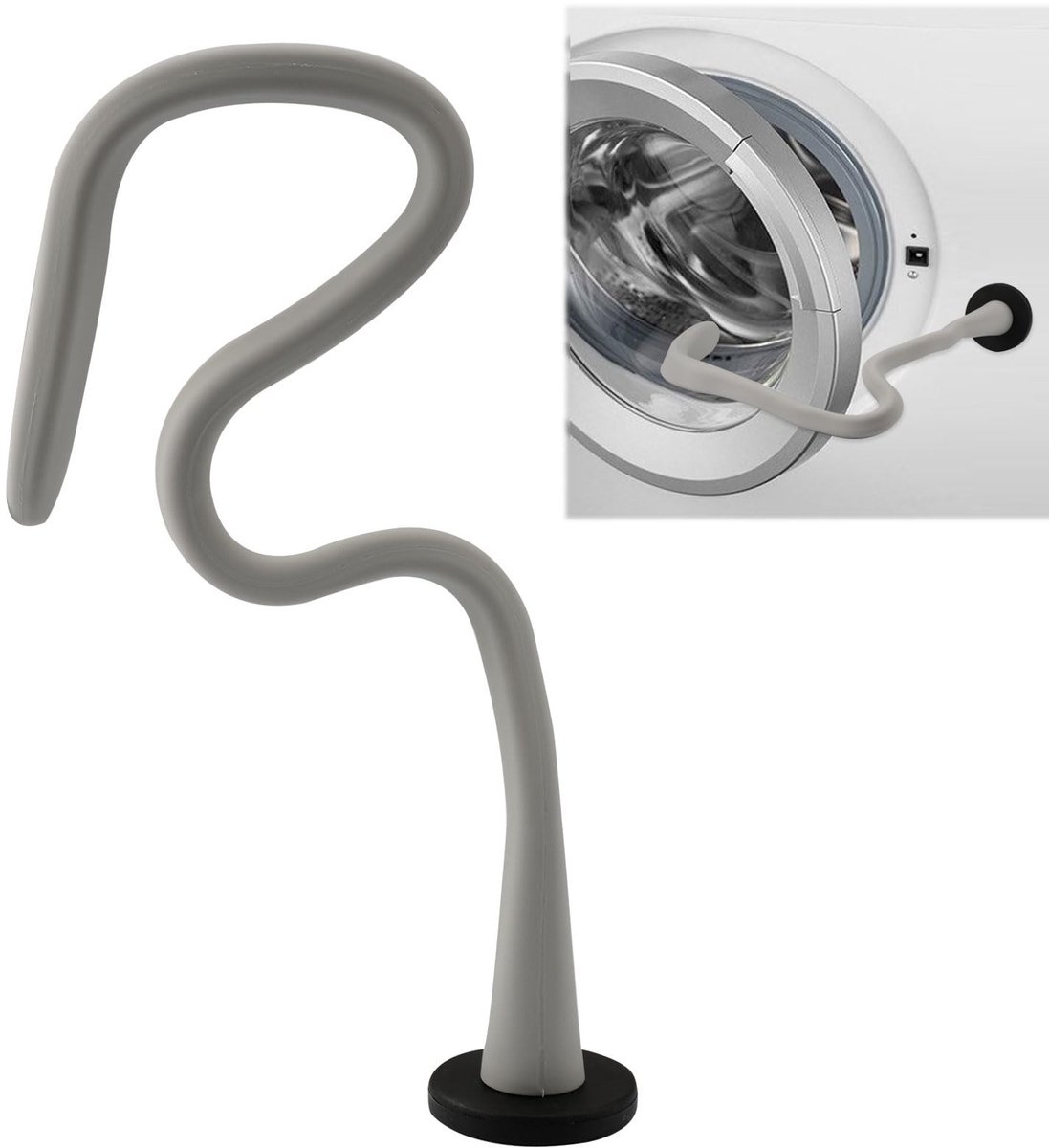 Dailygoods- Deursteun Flexibel - Magnetische Deurhouder - Deurstopper voor Wasmachine - Universele Deurvastzetter - Eenvoudige Installatie - Silicone Materiaal