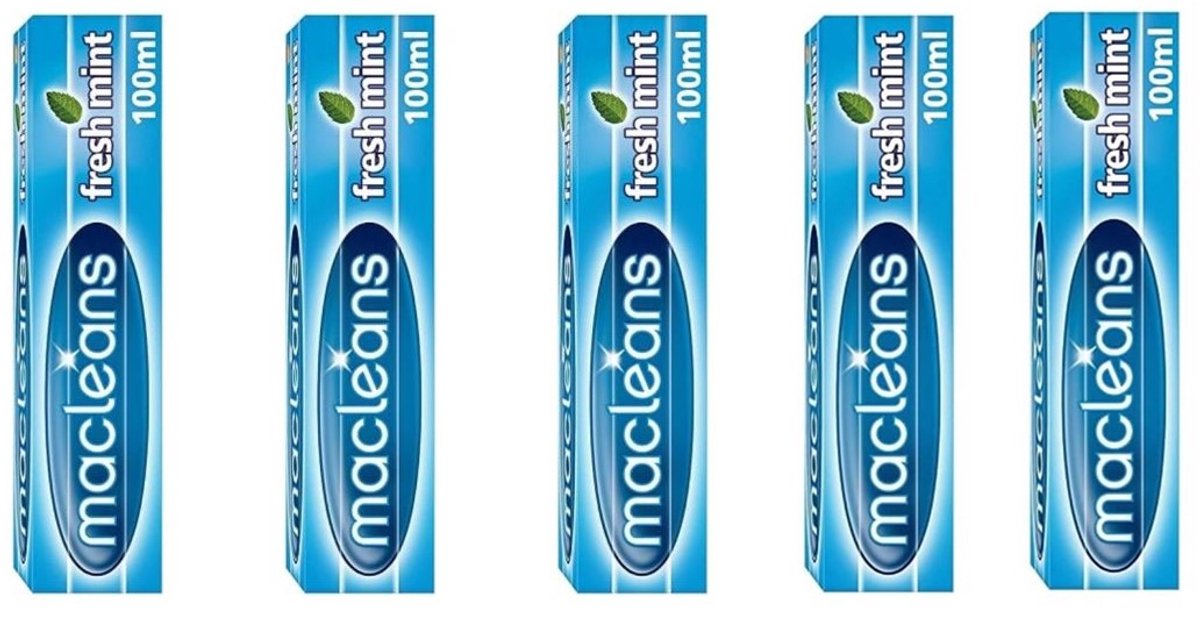Macleans Tandpasta – Fresh Mint - Voordeelverpakking – 5x 100 ml