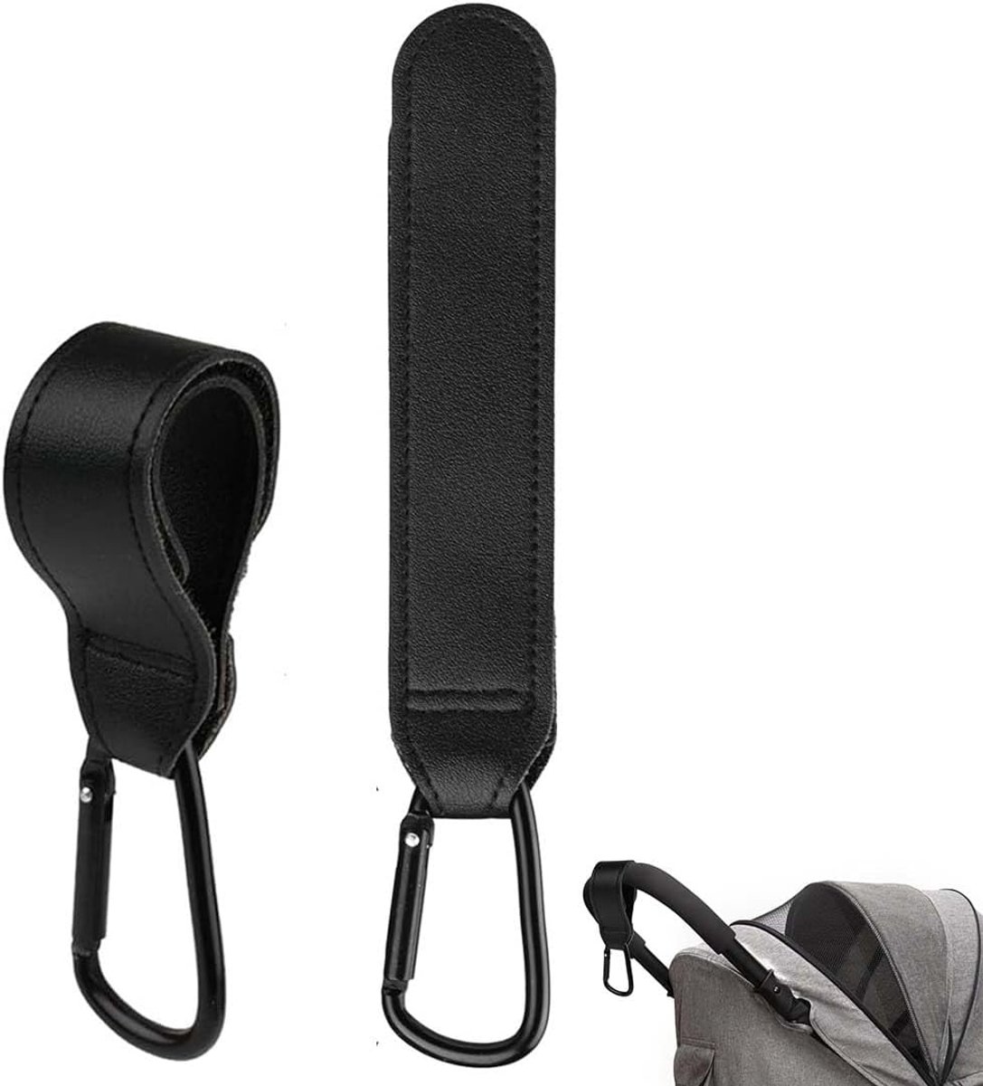 Kinderwagen Haken - Accessoires Set - Tassen Dragen - Universele Pasvorm - 2 Stuks - Zwart