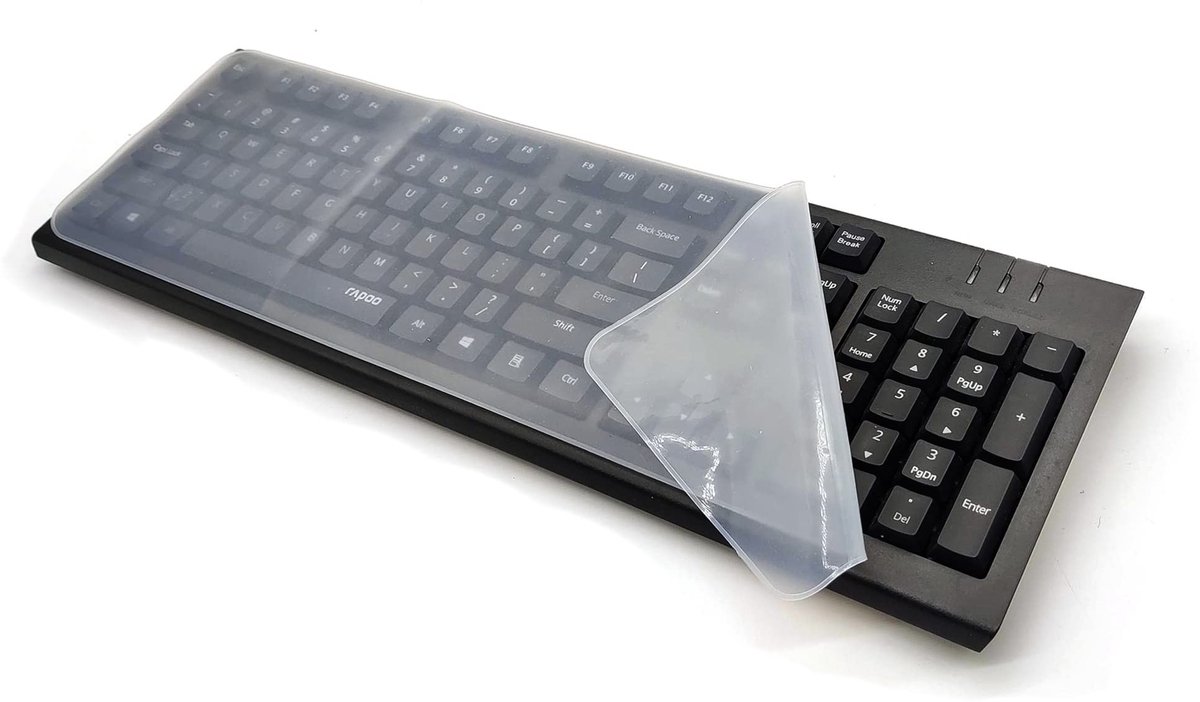 Dailygoods- Toetsenbordbeschermer Ultradun - Siliconen Hoes - Waterdicht - Stofdicht - Antislip - Gemakkelijk schoon te maken - Toetsenbordhoes